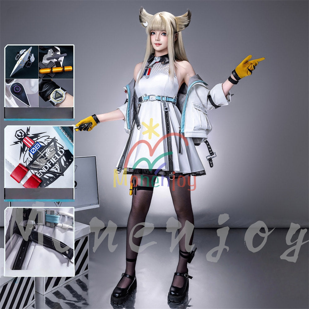 Monenjoy　アークナイツエンドフィールド　ペリカ　コスプレ衣装　洋服　ドレス　コスチューム Monenjoy