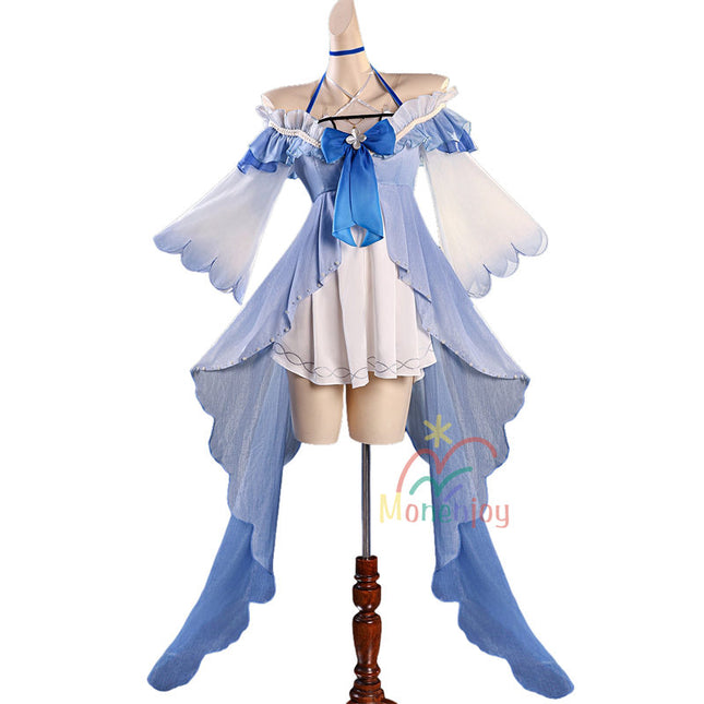 Monenjoy 鳴潮 カルテジア 水着 コスプレ衣装 フルールドリス コスチューム 髪飾り付 イベント