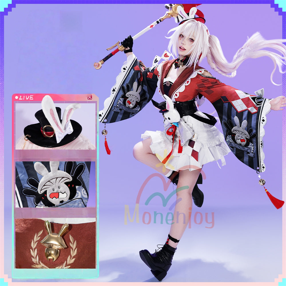Monenjoy　崩壊スターレイル　火花 コスプレ衣装　ドレス　花火　金属製パーツ　星神のゲーム 愉悦の楽園　アッハ MONENJOY