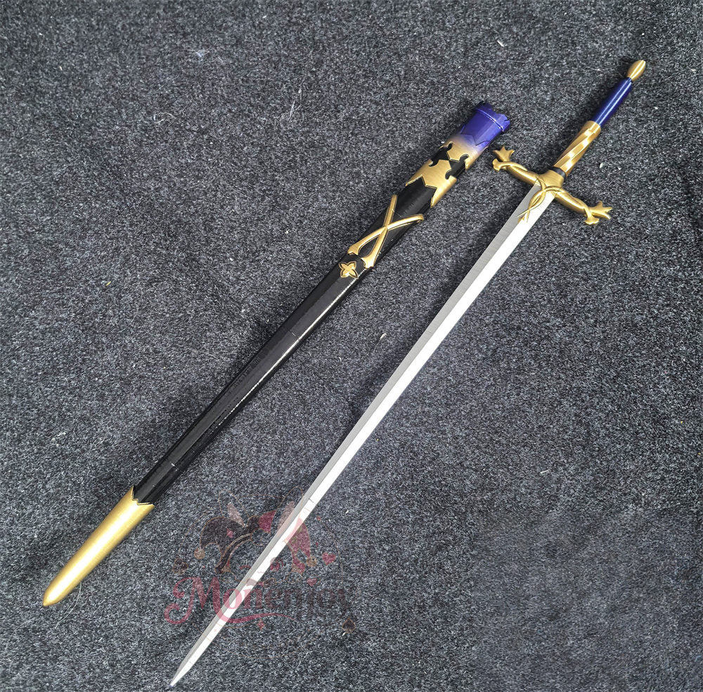 Monenjoy　アークナイツ ネクラス コスプレ道具　西洋剣　モデル　100cm　単刃＋鞘　専用コーデ 晶化する信念　武器モデル　イベント MONENJOY