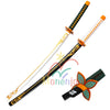 Monenjoy　鬼滅の刃　蟲柱 胡蝶 しのぶ 　104cm　木刃　木鞘　コスプレ道具　日本刀　おもちゃ　イベント　武器モデル