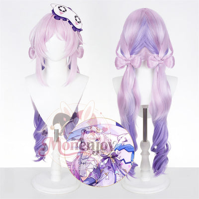 Monenjoy 原神 シトラリ 星と煙霧の夜話  ウィッグ 90cm 耐熱ロングカツラ  自然感高品質 コスプレ用鬘