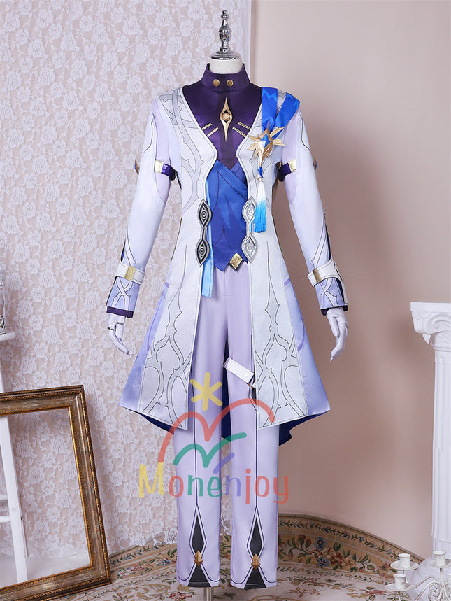 Monenjoy Houkai Star Rail Sunday Stage Costume Embroidered Fabric Flower Pattern Fabric Costume Disguise Event Masquerade Fireworks Festival School Festival COS
