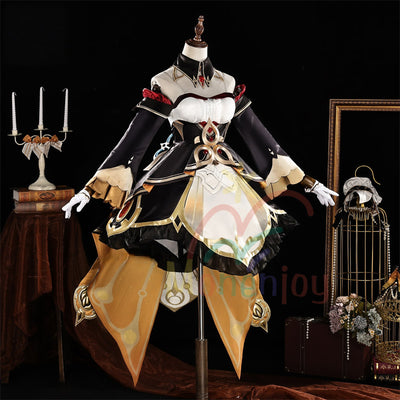 ★即納可能サイズあり★ 在庫あり商品は注文確定後10日で発送 Monenjoy 原神　サンドローネ　コスプレ衣装　傀儡　執行官コスチューム 髪飾り＋ぜんまい式背中パーツ付　ナドクライ編　イベント　3d樹脂製パーツ　洋服