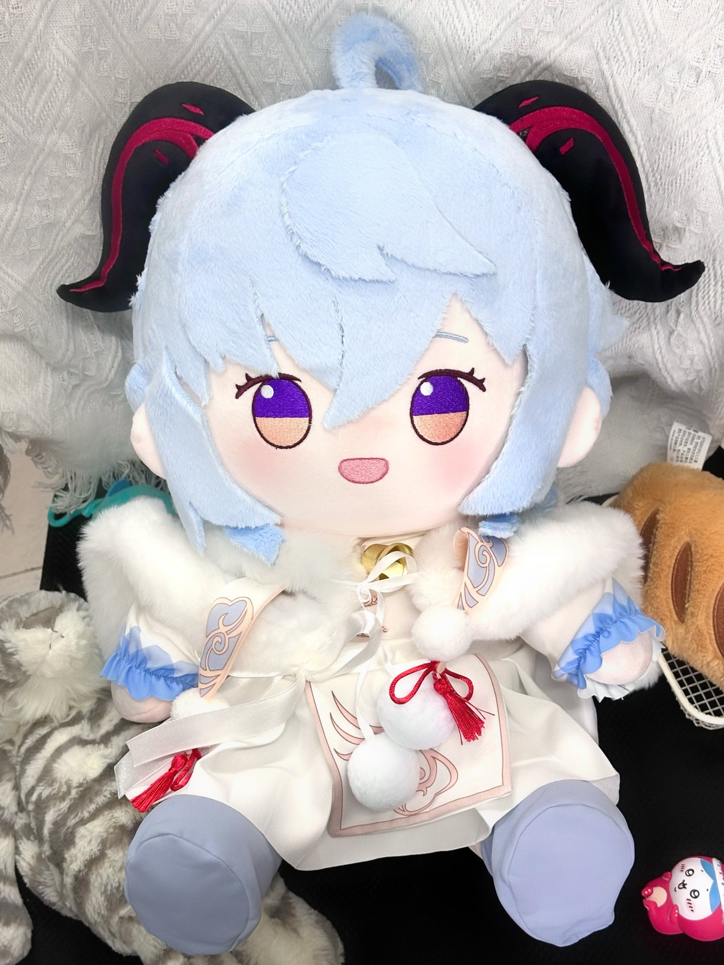 Genshin Impact Ganyu Cotton Doll, 40cm, Body Pillow Style, Gift, Accessories, Dress-Up, Made-to-Order, Handmade in China 