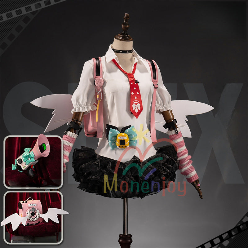Monenjoy　ゼンレスゾーンゼロ　大天使　千夏　大天使　レミエル ゼンゼロ　千夏蕾咪　バーチャルアイドル　コスプレ　ChinatsuRemiel　コスプレ衣装 拡声器スピーカー+鞄追加