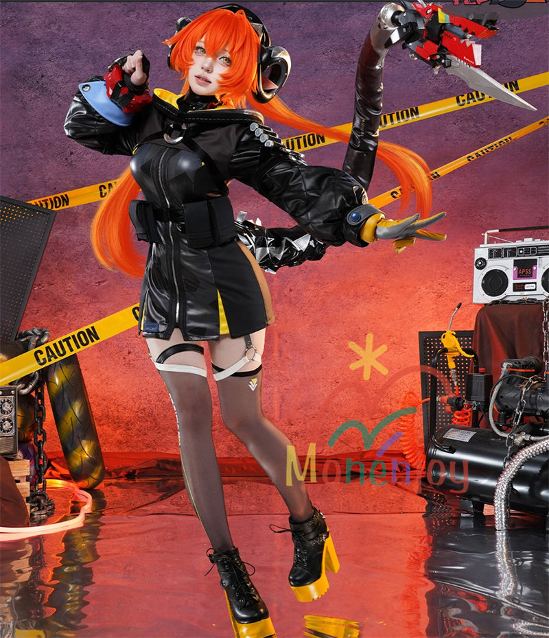 Monenjoy　ゼンレスゾーンゼロ オルペウス コスプレ衣装 鬼火　尻尾追加　ゼンゼロ　オボルス小隊　コスチューム　イベント