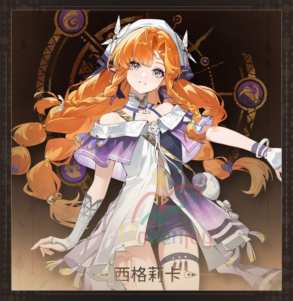 Monenjoy　鳴潮 シグリカ コスプレ衣装　ドレス　コスチューム　3d樹脂製パーツ MONENJOY
