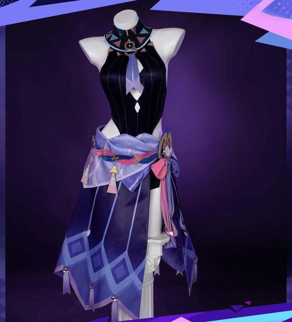 Monenjoy　原神　シトラリ コスプレ衣装 ミクトランの星を観る者　ワンピース　コスチューム　 仮装 - Monenjoy