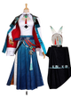 Monenjoy 崩壊スターレイル KFCコラボ 椒丘 飛霄 コスプレ衣装　耳飾り+イヤリング＋キャッツアイのブレスレット付　仙舟「曜青」の天撃将軍 　コスプレ　衣装　イベント　金属製パーツ　イベント　仮装　ハロウィン - Monenjoy