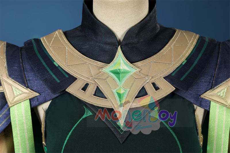 Monenjoy　原神　ネフェル コスプレ　砂に埋もれた秘話　ナド・クライ 　Ver.LunaⅡ　コスプレ衣装　Nefer コスチューム　髪飾り付　コスチューム