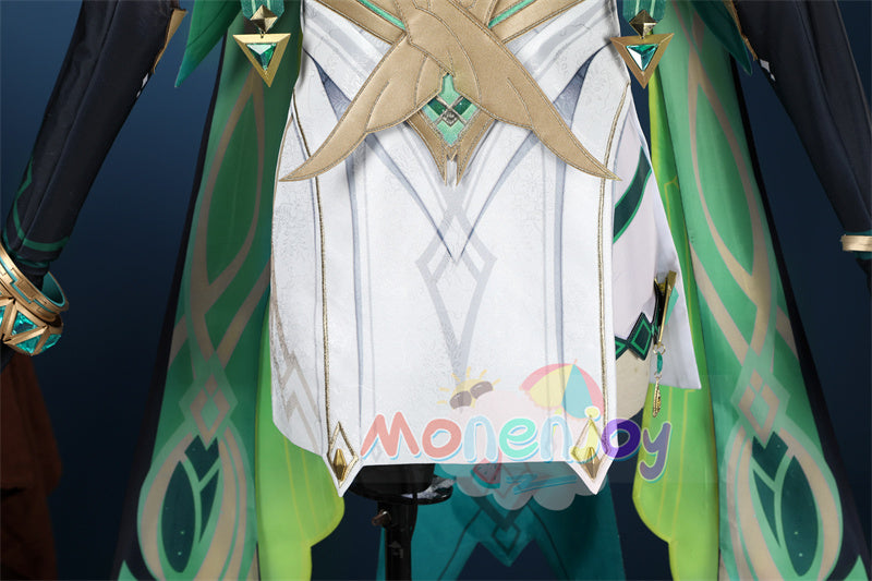 Monenjoy　原神　ネフェル コスプレ　砂に埋もれた秘話　ナド・クライ 　Ver.LunaⅡ　コスプレ衣装　Nefer コスチューム　髪飾り付　コスチューム