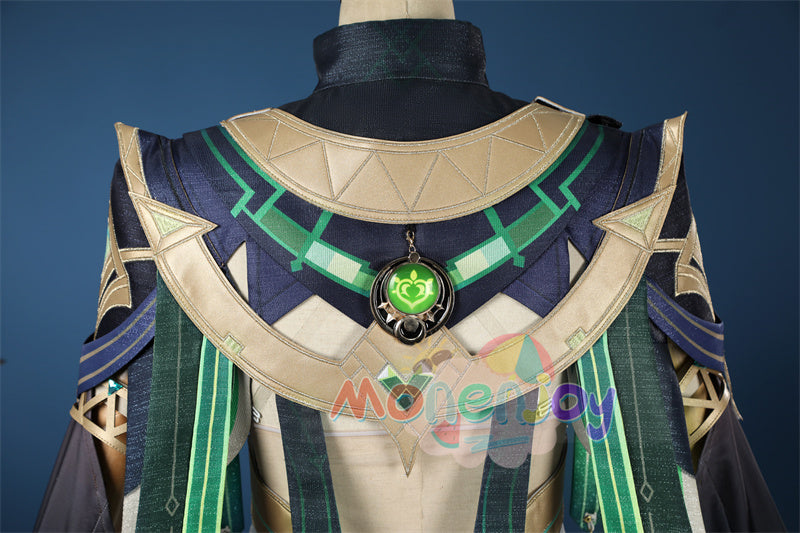 Monenjoy　原神　ネフェル コスプレ　砂に埋もれた秘話　ナド・クライ 　Ver.LunaⅡ　コスプレ衣装　Nefer コスチューム　髪飾り付　コスチューム