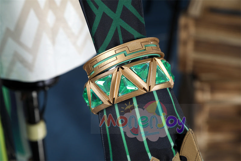 Monenjoy　原神　ネフェル コスプレ　砂に埋もれた秘話　ナド・クライ 　Ver.LunaⅡ　コスプレ衣装　Nefer コスチューム　髪飾り付　コスチューム