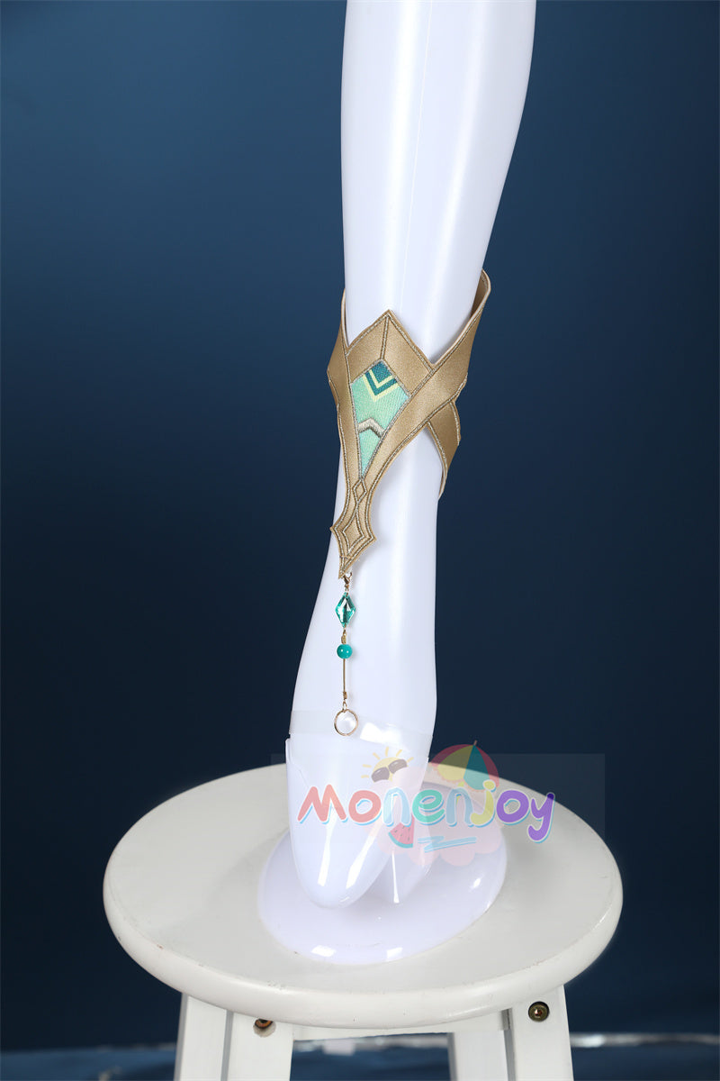 Monenjoy　原神　ネフェル コスプレ　砂に埋もれた秘話　ナド・クライ 　Ver.LunaⅡ　コスプレ衣装　Nefer コスチューム　髪飾り付　コスチューム