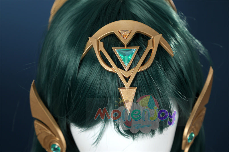 Monenjoy　原神　ネフェル コスプレ　砂に埋もれた秘話　ナド・クライ 　Ver.LunaⅡ　コスプレ衣装　Nefer コスチューム　髪飾り付　コスチューム