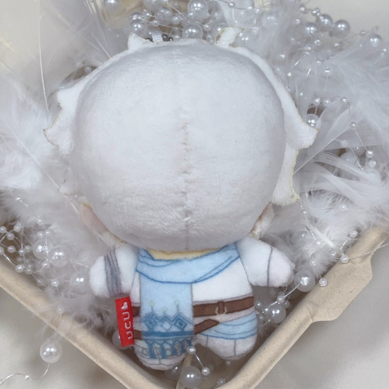 アイデンティティ5　占い師　ホワイト　ぬいぐるみ  10cm キーホルダー OPH 綿人形　第五人格/IdentityV 　イライ・クラーク　ふわふわ　同人グッズ　非公式グッズ