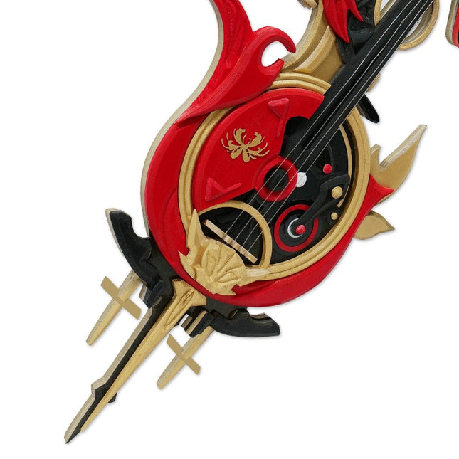 Monenjoy 鳴潮 フローヴァ モチーフ 武器 コスプレ道具 バイオリン 75*35cm アクセサリー 法杖60cm 撮影道具 PVC製