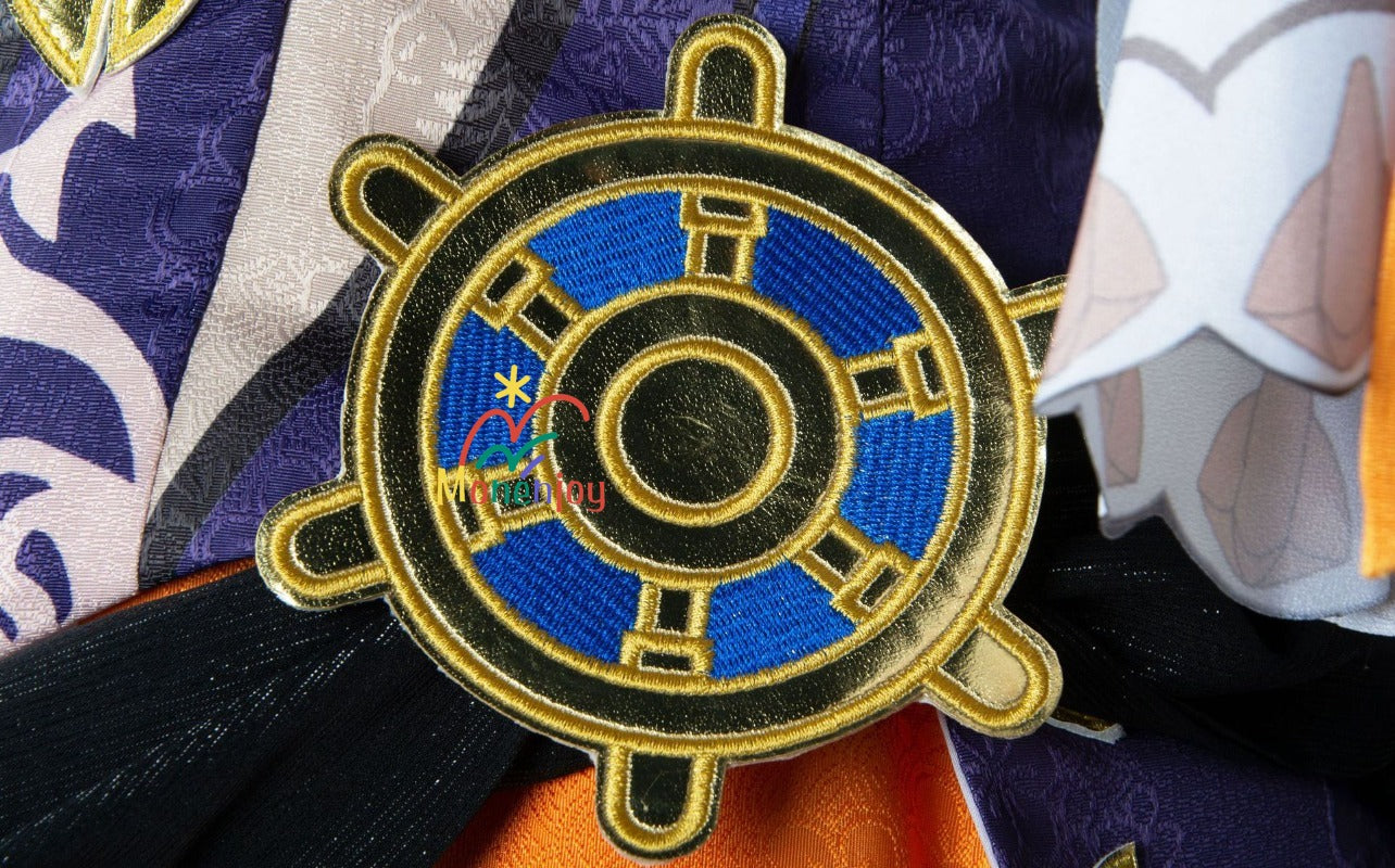 原神ナヴィア コスプレ衣装　立体3d樹脂装飾＋帽子付属　高弾性マットレザー採用｜MONENJOY   - Monenjoy