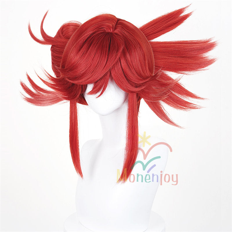 Monenjoy ガチアクタ リヨウ ウィッグ コスプレ ギバー 本体30cm+延長