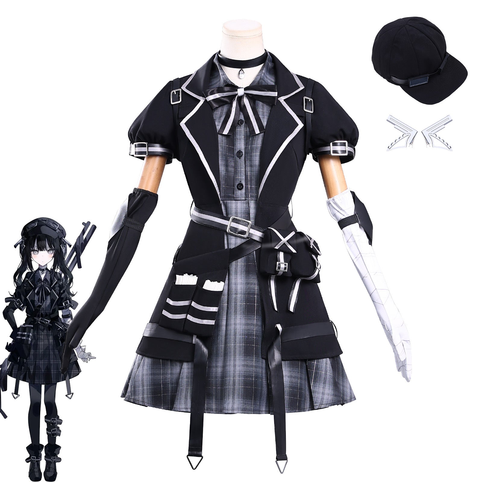 Monejoy 魔法少女ノ魔女裁判 部ナノカ 橘シェリー コスプレ衣装 ドレス