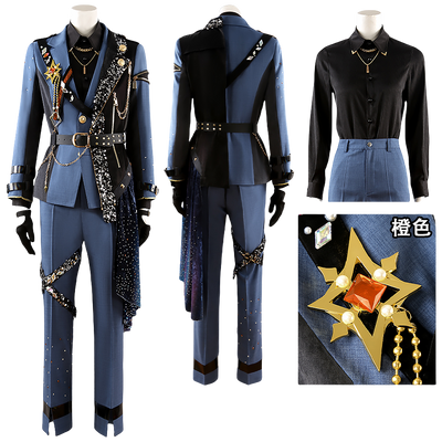 「受注製品」Monenjoy　プロジェクトセカイ×あんさんぶるスターズ 鏡音レンとKAITO 東雲彰人天馬司青柳冬弥神代類漣ジュン守沢千秋瀬名泉逆先夏目 コスプレ衣装　礼服　舞台服 - Monenjoy