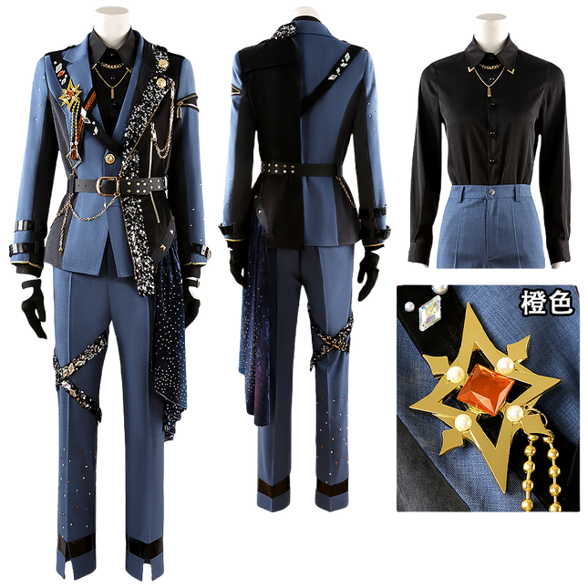 「受注製品」Monenjoy　プロジェクトセカイ×あんさんぶるスターズ 鏡音レンとKAITO 東雲彰人天馬司青柳冬弥神代類漣ジュン守沢千秋瀬名泉逆先夏目 コスプレ衣装　礼服　舞台服 - Monenjoy