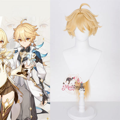 Monenjoy 原神　空 蛍　新たなる天地　　カツラ　ウィッグ　40cm　88cm　コスプレ道具　耐熱ウィッグ MONENJOY