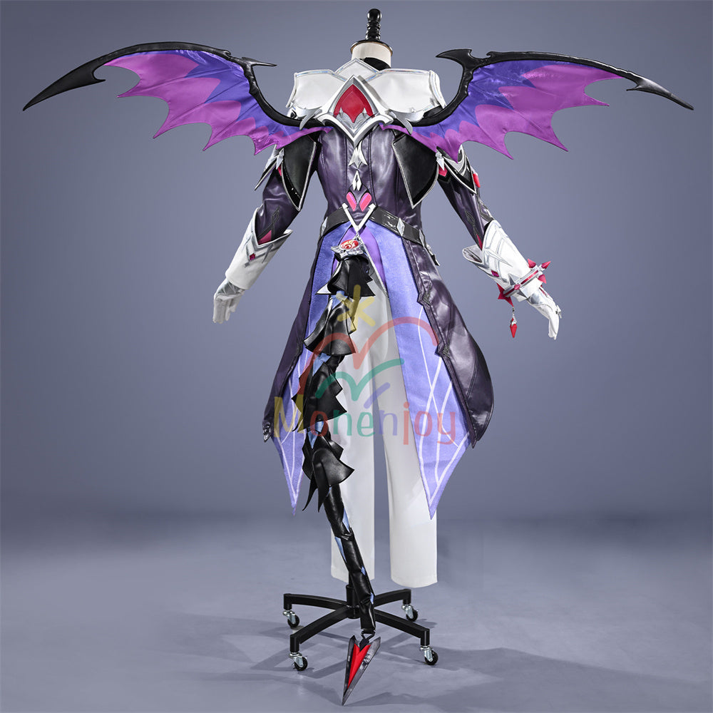 Monenjoy　原神　ドゥリン/Durin　コスプレ衣装 　翼＋尻尾追加　Genshin Impact　 初期衣装—星の贈り物　魔女会　コスチューム　 MONENJOY
