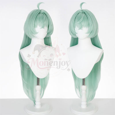 Monenjoy　NTE　イロヒ　ウィッグ　カツラ　90cm　ネバエバ　コスプレ　耐熱ウィッグ　ロングストレート 高温ファイバー 変形対応（カール・ストレート可） Monenjoy