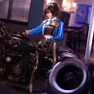 「限定在庫・完売終了」Monenjoy　ゼンレスゾーンゼロ 朱鳶 コスプレ衣装　班長 Zhu Yuan 特務捜査班　コスチューム　イベント　仮装