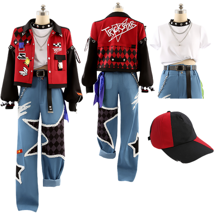 「受注製品」Monenjoy　あんさんぶるスターズ　Trickstar　氷鷹北斗 明星スバル 遊木真 衣更真緒　コスプレ衣装　礼服　舞台服 - Monenjoy