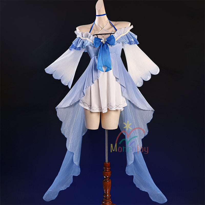 Monenjoy　鳴潮　カルテジア　水着　コスプレ衣装　フルールドリス　コスチューム　髪飾り付　イベント