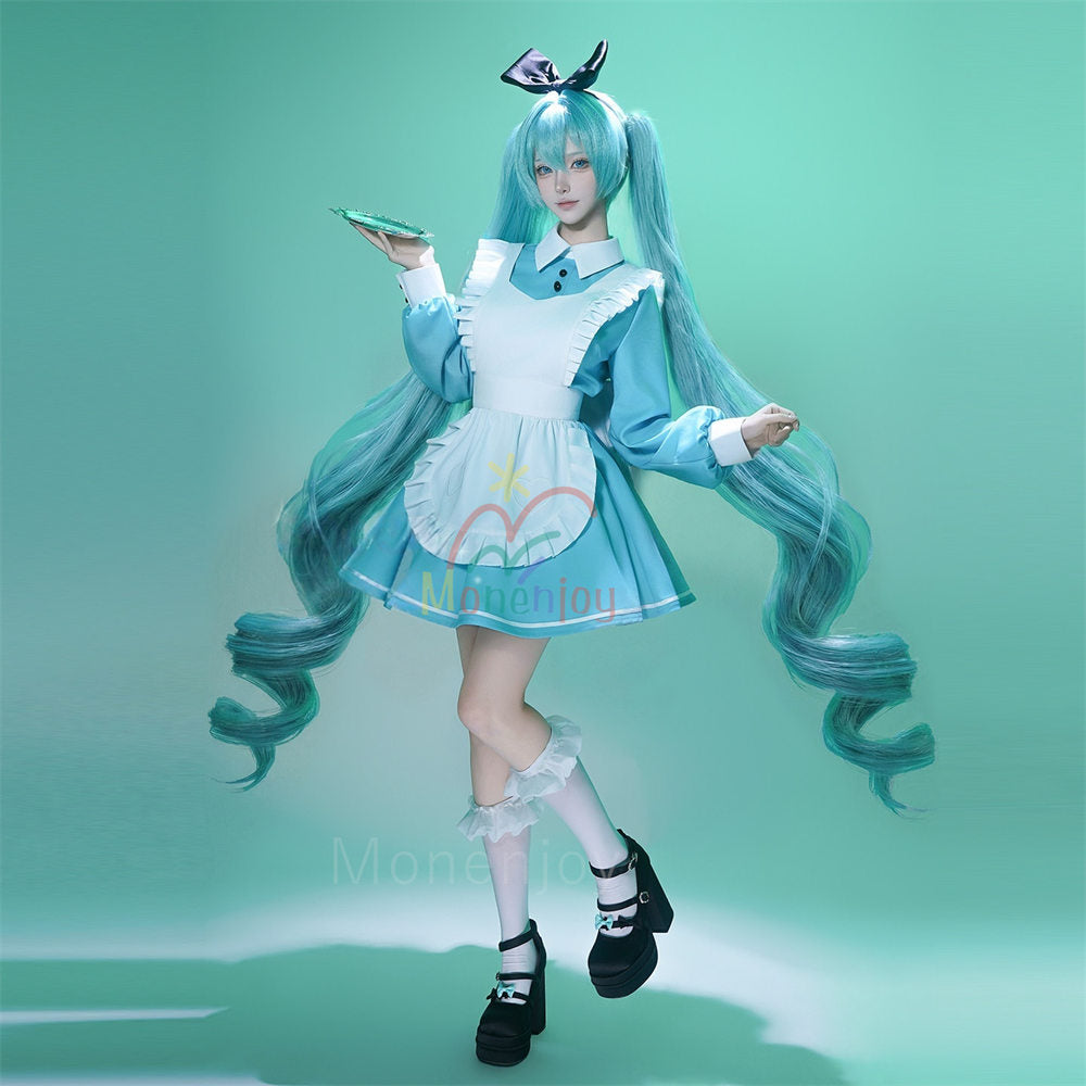 納品10日以内出荷　Monenjoy　初音ミク　Alice　コスプレ衣装　メイド服　ドレス　コスチューム MONENJOY