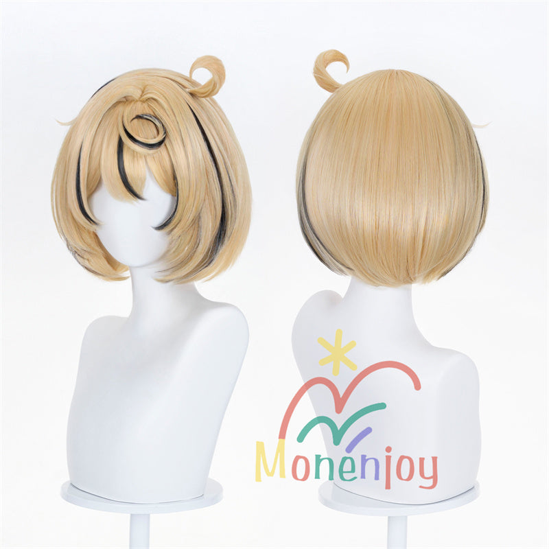 Monenjoy　ゼンレゼンレスゾーンゼロ イドリー ウィッグ　カツラ　34cm　ゼンゼロ／ZZZ　鬘　アクセサリー　コスプレ道具　