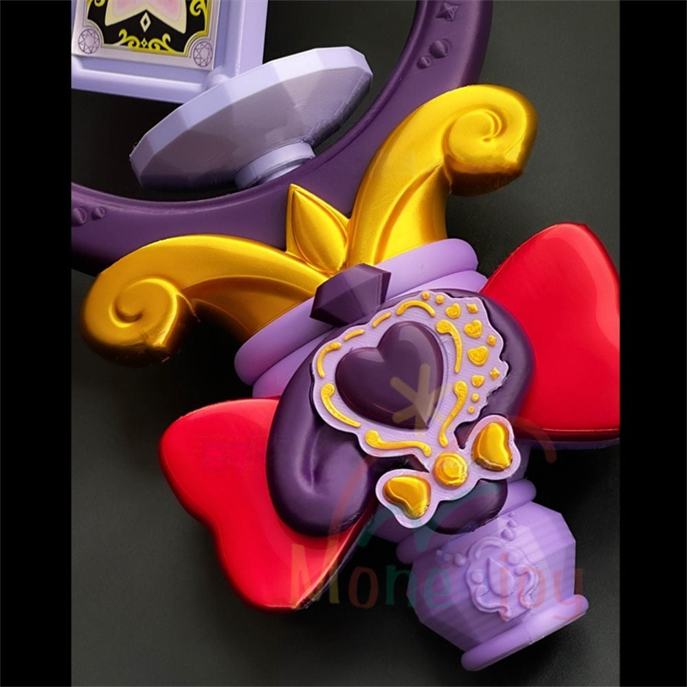 Monenjoy　名探偵プリキュア　森亜るるか 　キュアアルカナ・シャドウ　魔法杖 120cm　PLA材質　レプリカ　撮影道具　武器モデル MONENJOY