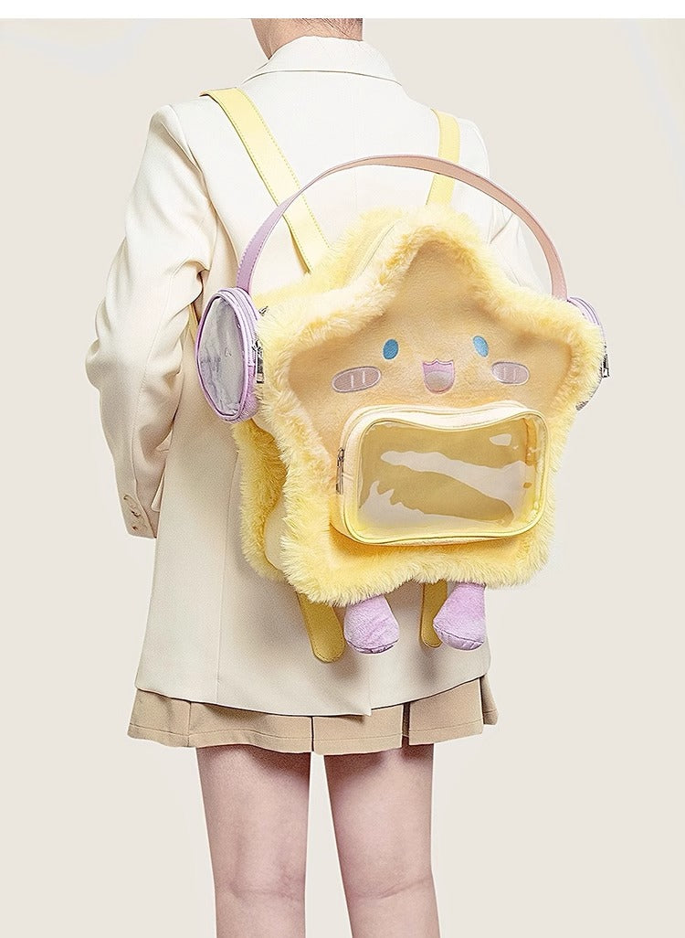 Monenjoy　恋と深空 セイヤ 星　痛バッグ　アニメ　地雷系　パンク　渋谷　原宿ファション　コスプレ　2次元　萌えグッズ　バックパック/リュック 可愛い　デザイン　装備品　アクセサリー - Monenjoy