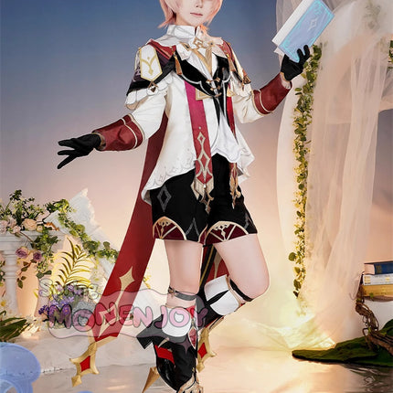 Monenjoy 原神 ダリア コスプレ衣装 Dahlia　帽子付 金属製パーツ　イベントGS1419 - Monenjoy