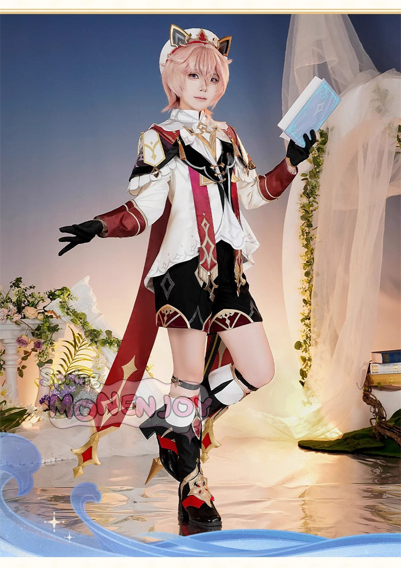 Monenjoy 原神 ダリア コスプレ衣装 Dahlia　帽子付 金属製パーツ　イベントGS1419 - Monenjoy