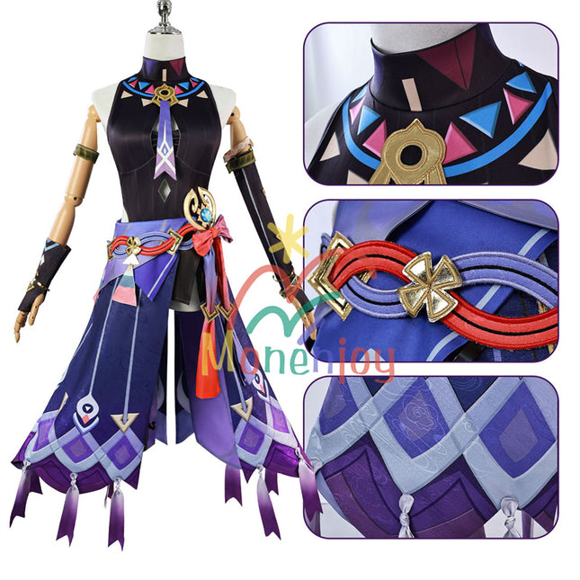 納品　Monenjoy　原神　シトラリ コスプレ衣装　3D樹脂パーツ腰飾 ミクトランの星を観る者 コスチューム　 仮装