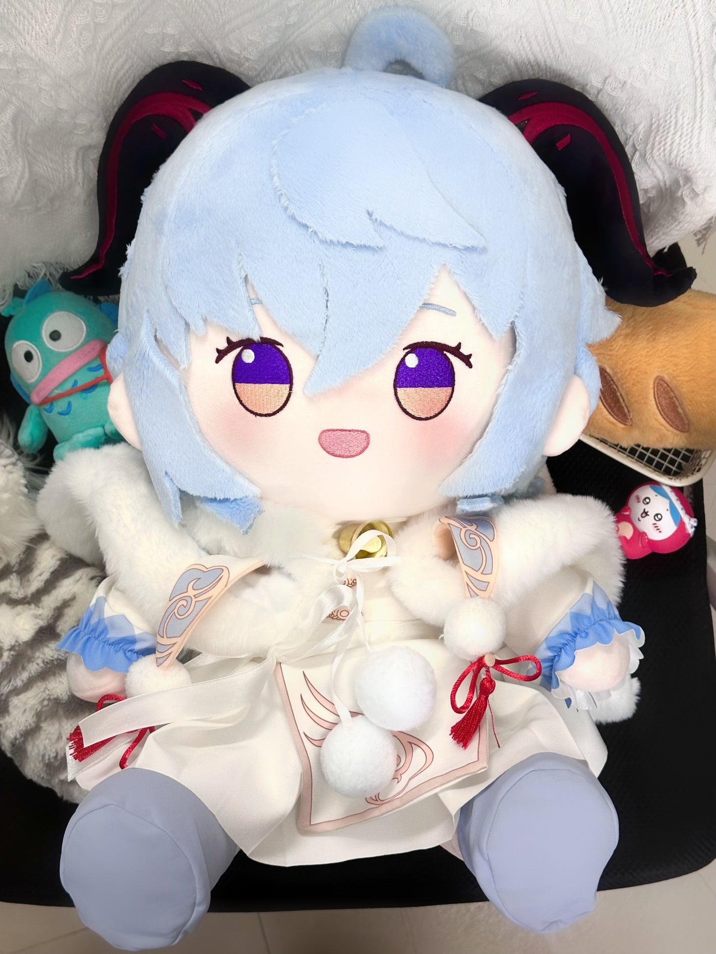 Genshin Impact Ganyu Cotton Doll, 40cm, Body Pillow Style, Gift, Accessories, Dress-Up, Made-to-Order, Handmade in China 