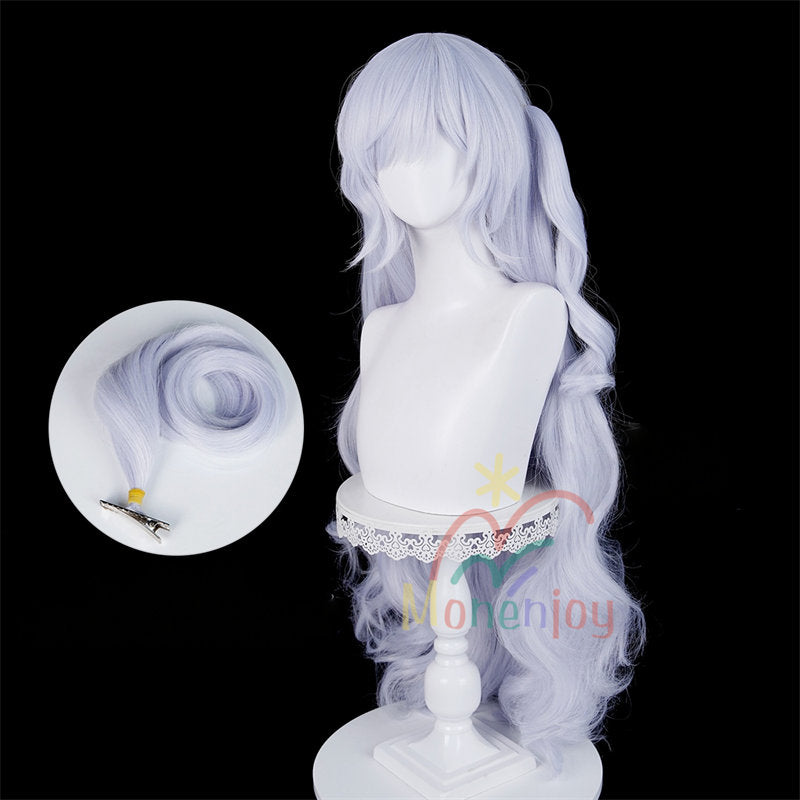 Monenjoy 魔法少女ノ魔女裁判　 夏目 アンアン　 かつら　100cm　囚人番号660　コスプレ　ふんわり　自然感　まのさば ウィッグ　鬘　コスプレ道具