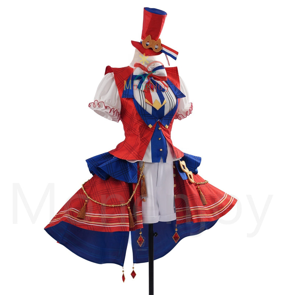 Monenjoy　プリパラ 紫京院ひびき コスプレ 衣装　なのプリパリルージュコーデ　コスチューム　舞台服　ハロウィン MONENJOY