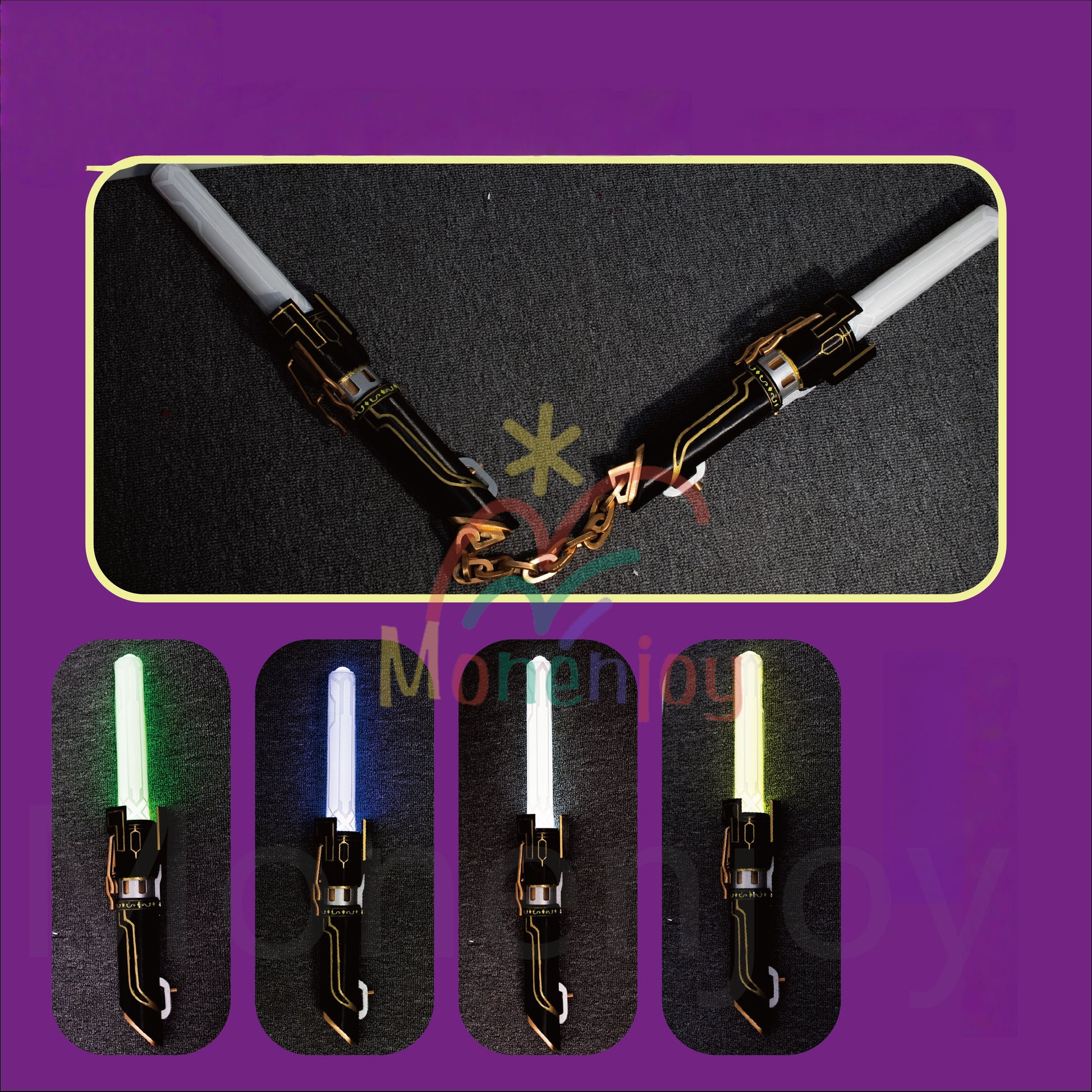 崩壊スターレイル　主人公 武器モデル　コスプレ道具　PLA材質　7種類カラー発光可能　アクセサリー　レプリカ　発光番　 MONENJOY