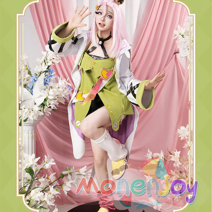 Monenjoy　原神　アイノ　コスプレ衣装　3d樹脂製パーツ　1：1レプリカ　Aino Genshin ナド・クライ編 　水元素　月の輪 コスチューム