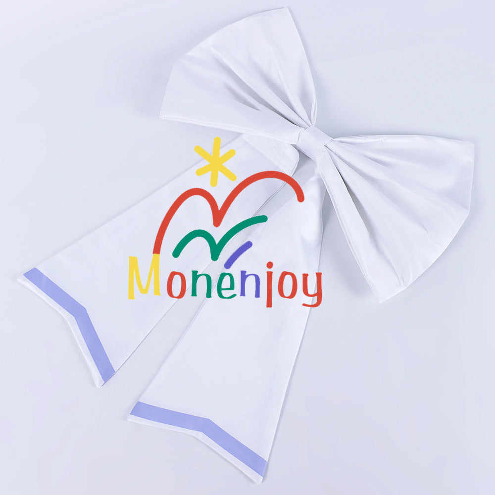 Monenjoy　原神　ラッキンコーヒー コラボ　シグウィン　メイド服　ワンピース　スカート　コスプレ道具　可愛い　尻尾付　髪飾り贈　アクセサリー - Monenjoy