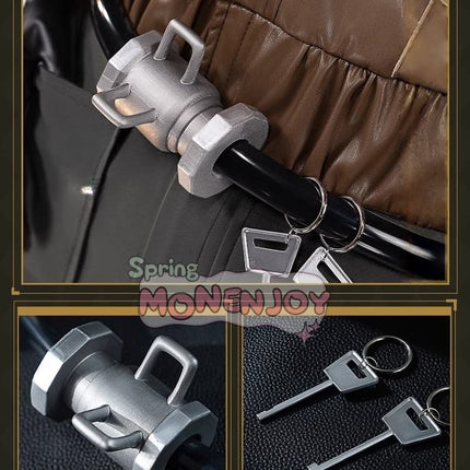Monenjoy Identity 5 Prospector Highway Knight SSR Artificial leather + stretch pants + 3D resin parts High quality reproduction 