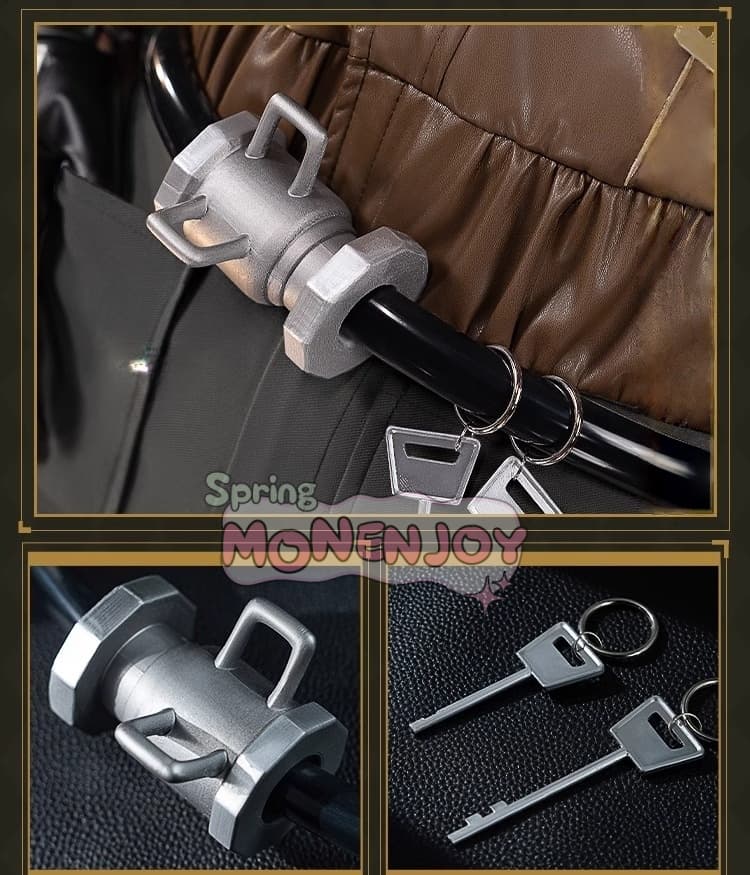 Monenjoy　アイデンティティ5　探鉱者 ハイウェイナイト SSR　人工皮革+伸縮パンツ+3D樹脂パーツ 高品質再現