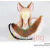 Monenjoy 原神 ゴロー ふわふわ　耳飾り＋尻尾　可愛い　萌えグッズ　猫耳 きつね耳　コスプレ道具　アクセサリー　 - Monenjoy