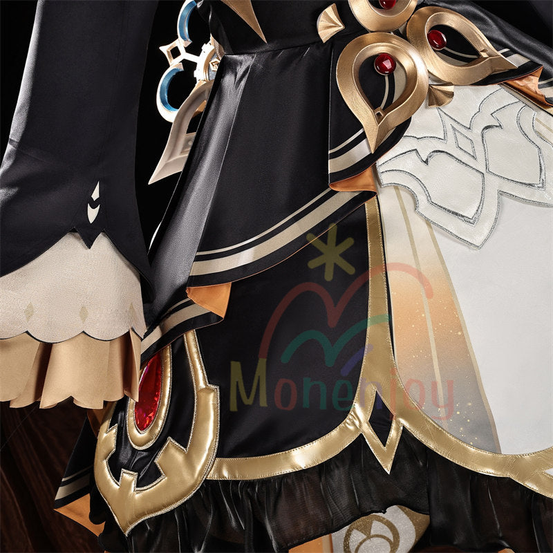 ★即納可能サイズあり★ 在庫あり商品は注文確定後10日で発送 Monenjoy 原神　サンドローネ　コスプレ衣装　傀儡　執行官コスチューム 髪飾り＋ぜんまい式背中パーツ付　ナドクライ編　イベント　3d樹脂製パーツ　洋服